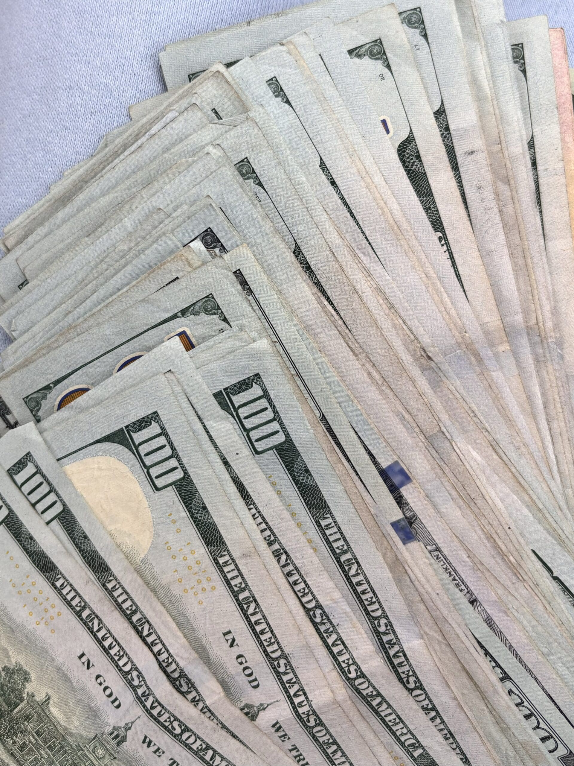 a stack of US dollars